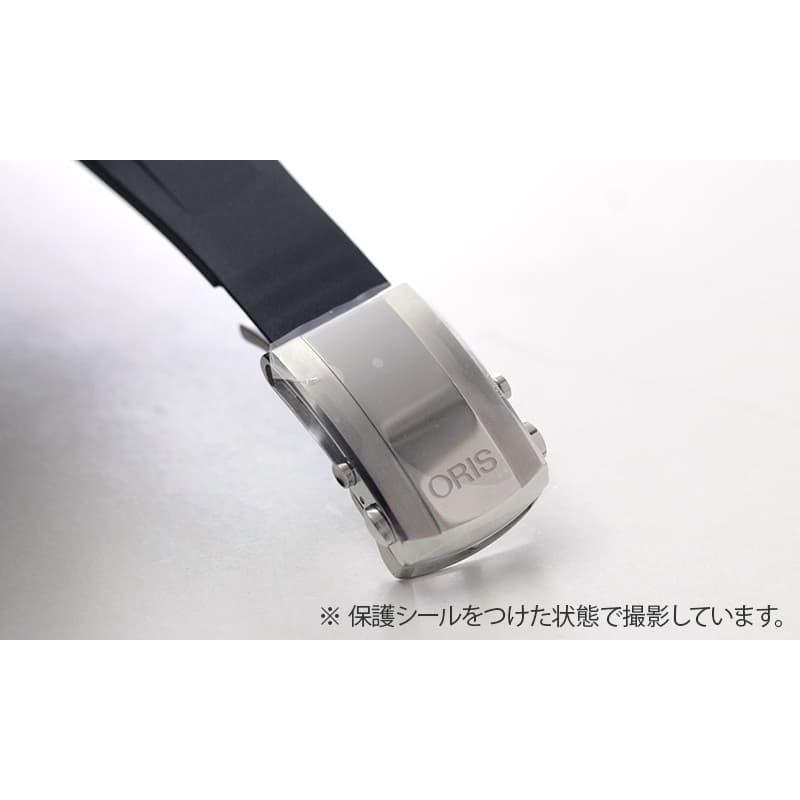 オリス/Oris/ダイビング/アクイス/GMTデイト/798 7754 4135-07 4 24 65EB ラバーベルト 腕時計 正規輸入品｜syohbido-store｜08