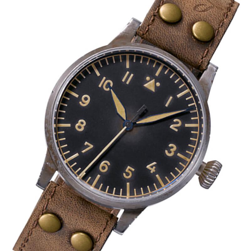 ラコ（Laco) オリジナルパイロットウォッチ　手巻き ヴェスターラントエアブシュトゥック 861937 腕時計｜syohbido-store