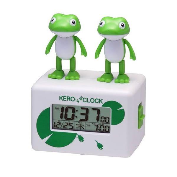 ケロクロック2 置き時計 リズムケロクロック2目覚まし時計8RDA46RH03白 : 正美堂時計店 ヤフー