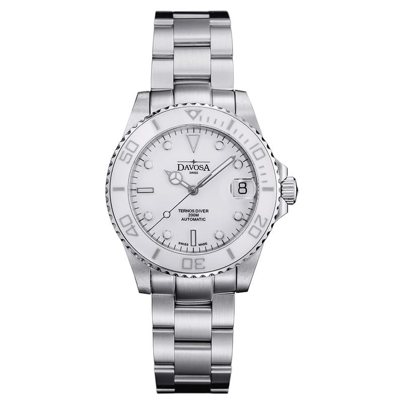 DAVOSA（ダボサ）TERNOS MEDIUM（テルノス ミディアム）/自動巻き/36.5mm経/ 166.195.10 ホワイト 腕時計 正規輸入品｜syohbido-store