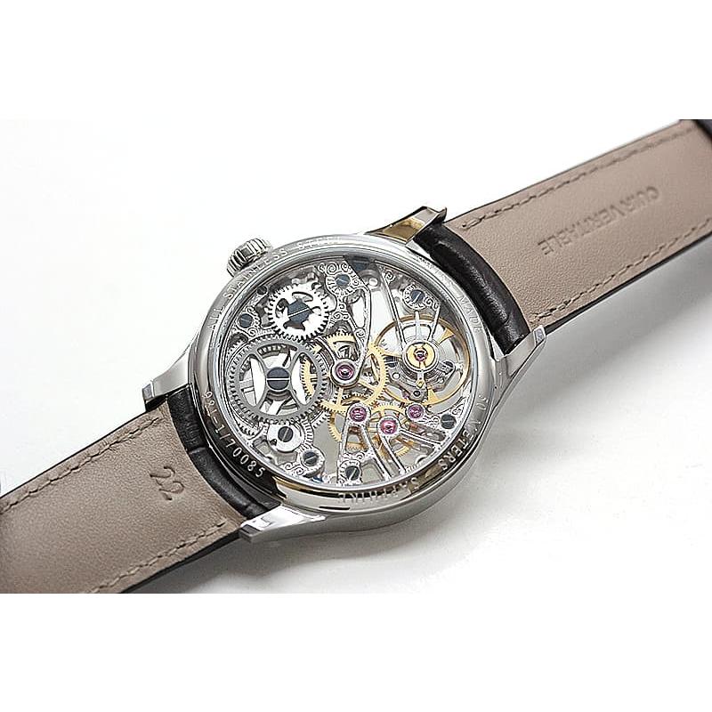 稼働中・美品・四角両面スケルトン・ハンドメイド・メンズ手巻き時計 37x33ミリ 楽天市場】腕時計 メンズ GUANQIN 機械式 自動巻き 手巻き付き