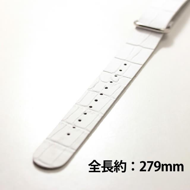 時計  レザーベルト  20mm ホワイト｜syohbido-store｜04