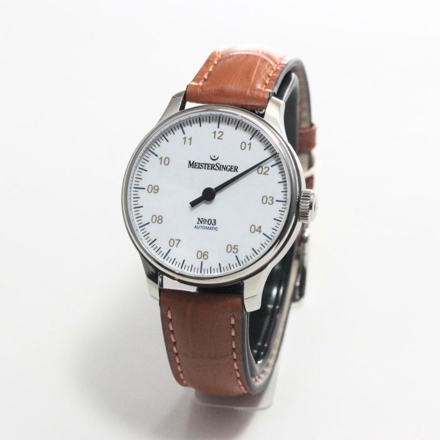 MEISTER SINGER（マイスタージンガー） (マイスタージンガ―) No03 自動巻き 腕時計 38mm ホワイト BM9901G ...