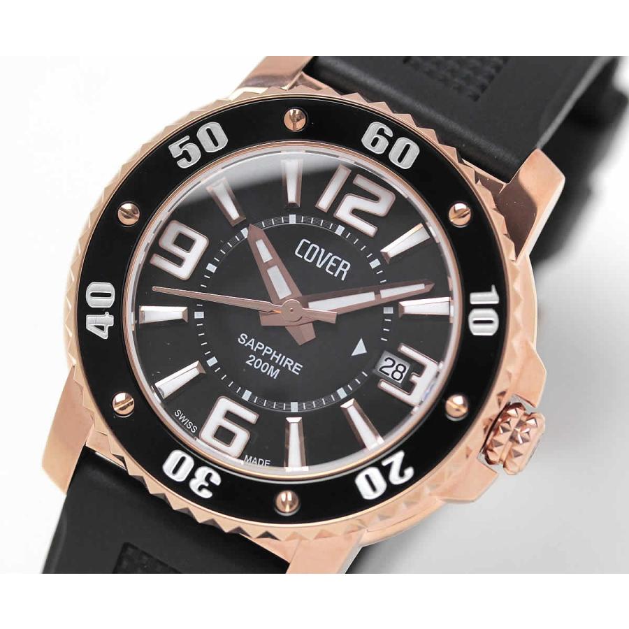 COVER（コヴァー）SPORTDIVER（スポーツダイバー）Co145.05ブラック&;ゴールド 正規輸入品