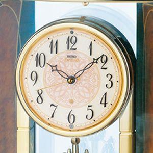 SEIKO EMBLEM エンブレム HW577B 置時計 からくり時計電波