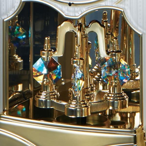 ［高級］SEIKO CLOCK EMBLEM 置き時計　HW595B 象嵌 高級］SEIKO CLOCK EMBLEM 置き時計 HW595B 象嵌 セイコー