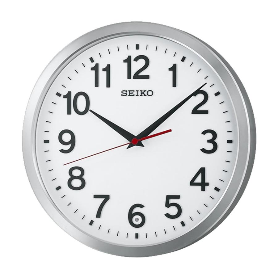 SEIKO（セイコー）オフィスタイプ 電波掛け時計  KX227S  ホワイト プレート文字刻印可能｜syohbido-store
