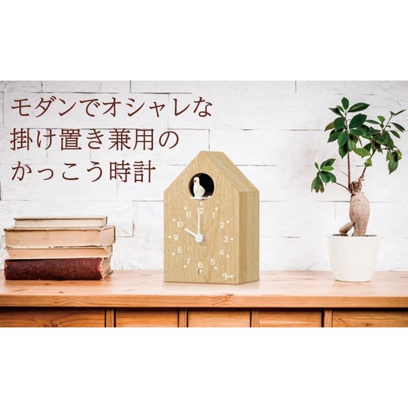 SEIKO セイコー 木製 カッコー 掛け置き時計 時報付  NA609A プレート文字刻印可能｜syohbido-store｜02