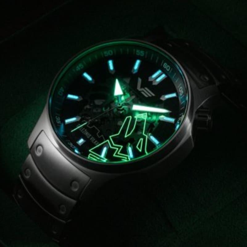 VOSTOK EUROPE（ボストークヨーロッパ） アイアンウルフ(Iron Wolf) 自動巻き スケルトン 腕時計 NH72-592A706 正規輸入品｜syohbido-store｜03
