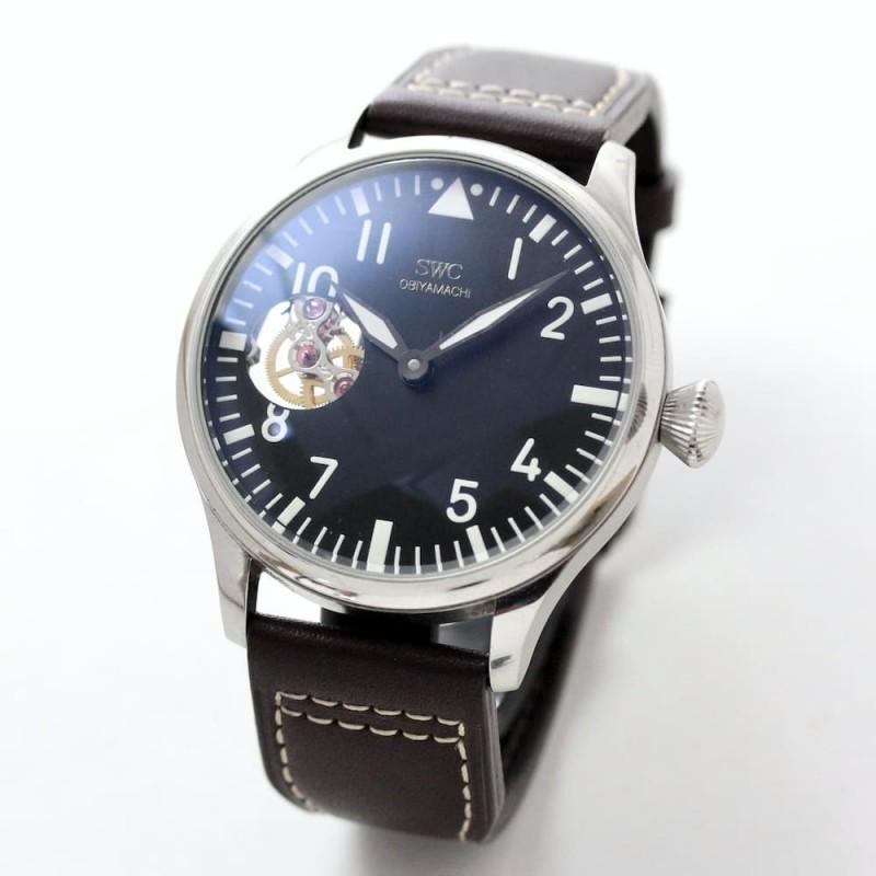 正美堂時計店オリジナルウォッチ/腕時計/ブラック文字盤/アジア製