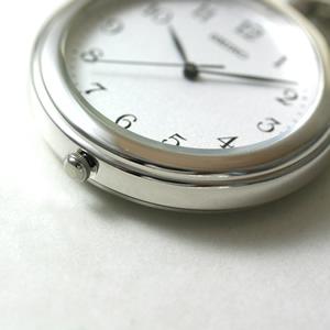 セイコー SAPP007/懐中時計と懐中時計用 紐 組紐 H-34 房なし ネイビー セット_5