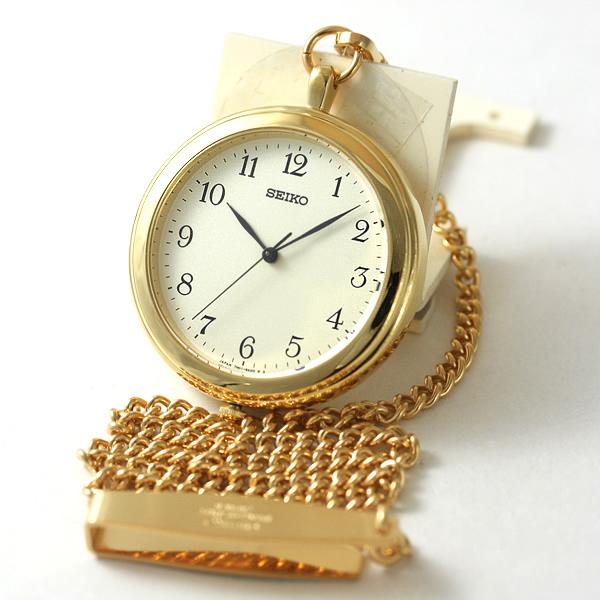 セイコー懐中時計 SAPP008/懐中時計と懐中時計専用スタンド ゴールド