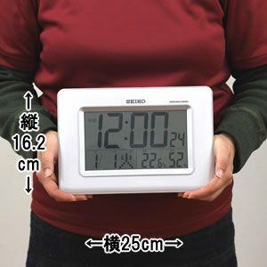 SEIKO（セイコー） SEIKOセイコーデジタル電波クロック【SQ424W
