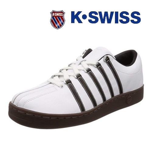 K Swiss ケースイス 靴 スニーカー シューズ クラシック ホワイト ブラウン ガム オールレザー ローカット 紳士 メンズ Classic Wbg 暑寒岳 通販 Yahoo ショッピング