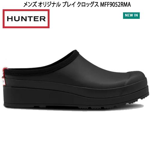 激安単価で ハンター サンダル シューズ オリジナル プレイ クロッグス Mff9052rma ブラック スリッポン サボサンダル ゴム製 メンズサンダル メンズ 最適な価格 Www Muslimaidusa Org