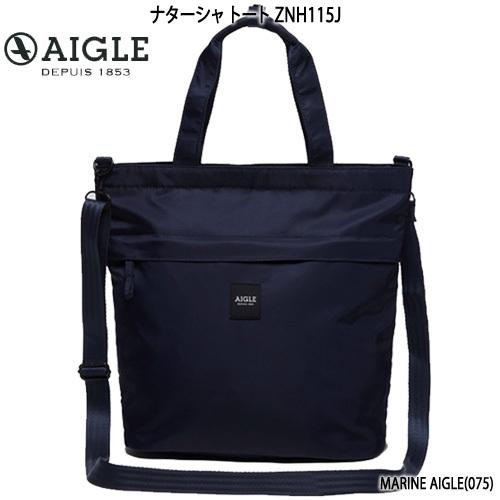 安い エーグル バッグ カバン ナターシャ トート Znh115j 075 マリンエーグル ネイビー トートバック ショルダーバック ファスナー式 残りわずか Test Saffronfix Com