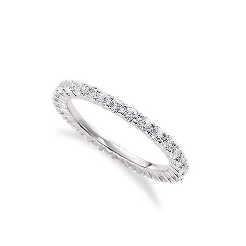 「送料無料・年末感謝」 Pt900ダイヤモンドフルエタニティーリング0.95ctup/宝石鑑別書付/プラチナダイアモンド指輪0.95カラットアップ/婚約指輪グレード/サイズ7号限定 【TMF2483674826】(90068円)