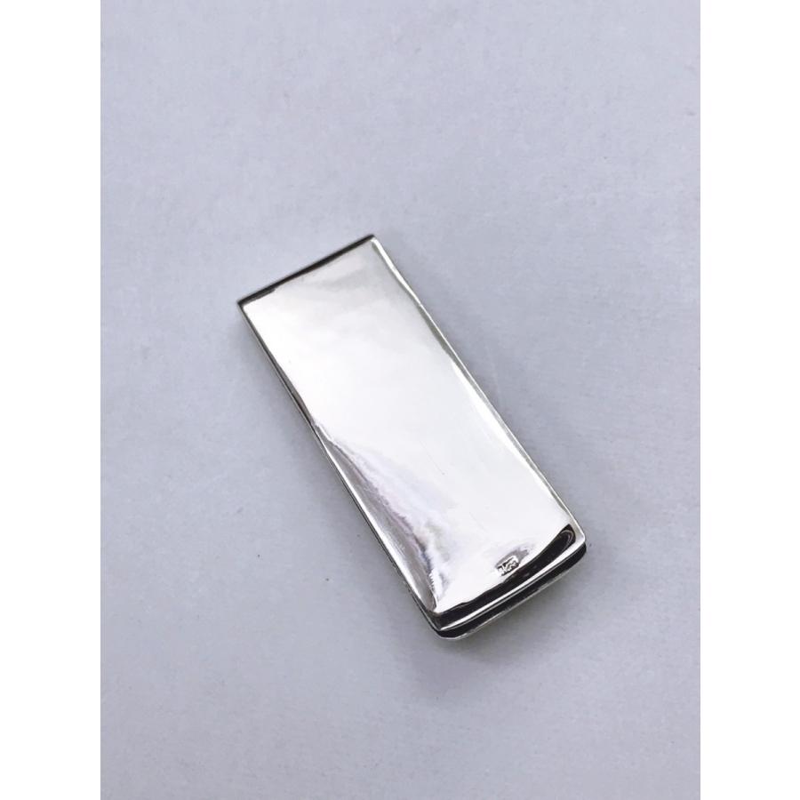 シルバー925マネークリップ マネークリップ/札挟み シルバー925 68mm フローラルクロス紋章