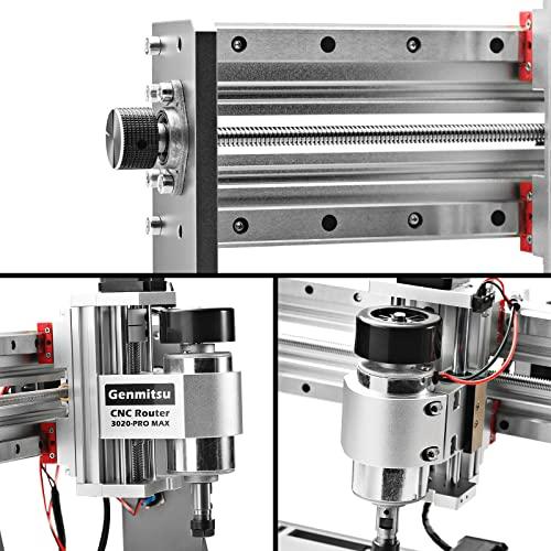 Genmitsu　3020-PRO　MAX　CNCルーター　CNC　GRBLオフラインコントローラ、リミットスイッチ、緊急停止ボタン付き　金属加工、　作業エリ　フライス盤、XYZ