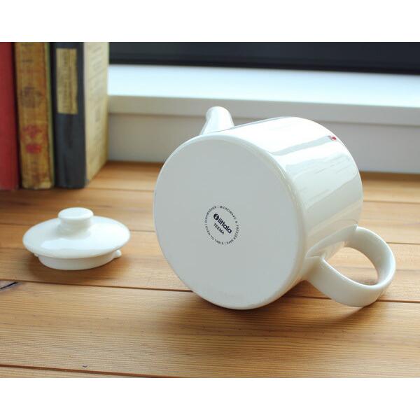 ティーマ イッタラ ホワイト ティーポット 1.0L 蓋(ふた)付き 北欧雑貨