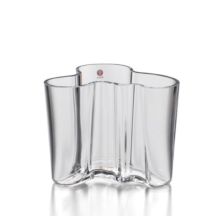 イッタラ アルヴァ・アアルト コレクション ベース 120mm クリア iittala Alvar Aalto 北欧雑貨 花瓶 フラワー 結婚祝い プレゼント セール 爆買_1