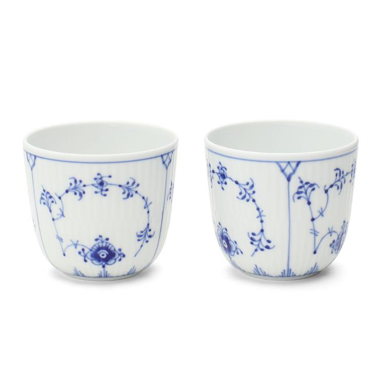 新品 ロイヤルコペンハーゲン ブルーフルーテッド ティーセット 皿 デンマーク製 ロイヤルコペンハーゲン（Royal Copenhagen） ブルー