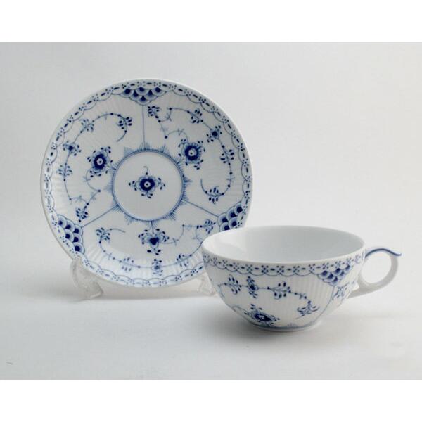 ブルーフルーテッド ロイヤルコペンハーゲン ハーフレース ティー