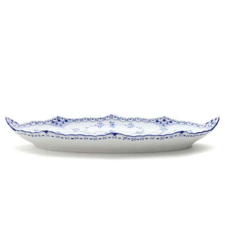 定価7万【未使用】ロイヤルコペンハーゲン フルレース ピクルスディッシュ ブルーフルーテッド ロイヤルコペンハーゲン 102 ハーフレース 349