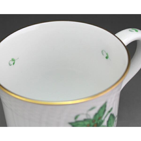 HEREND ヘレンド アポニーグリーン デザートプレート＆マグカップ アポニー・グリーン] デザートプレート