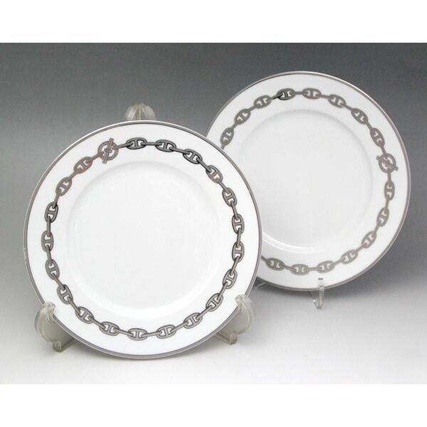 エルメス(HERMES) シェーヌダンクルプラチナ 4107 プレート 21cm