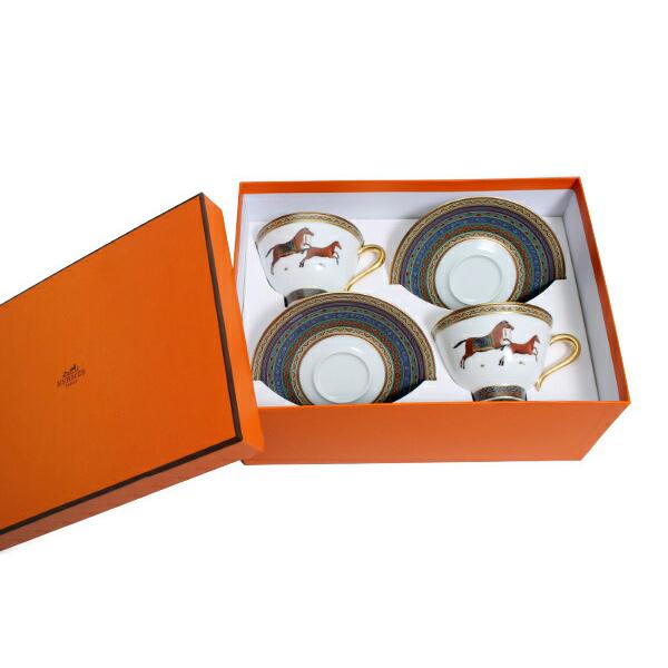 エルメス(HERMES) シュバルドリアン（シュヴァルドリアン） 9886 ティーカップ＆ソーサー ペア No.6 セール 爆買の画像