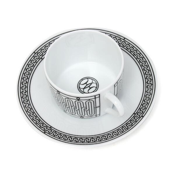 エルメス(HERMES) H Deco アッシュデコ ティーカップ＆ソーサー ペア 5cm エルメス Hデコ ギフト カップ フランス