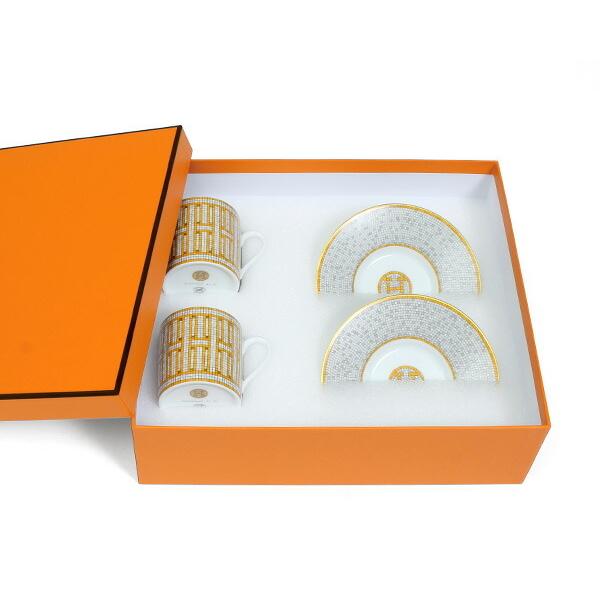 HERMES（エルメス） モザイク コーヒーカップ＆ソーサー ペア 100ml 