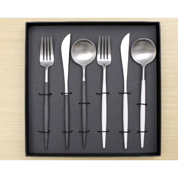 Cutipol クチポール ゴア ブラック＆ホワイト ディナー6点セット
