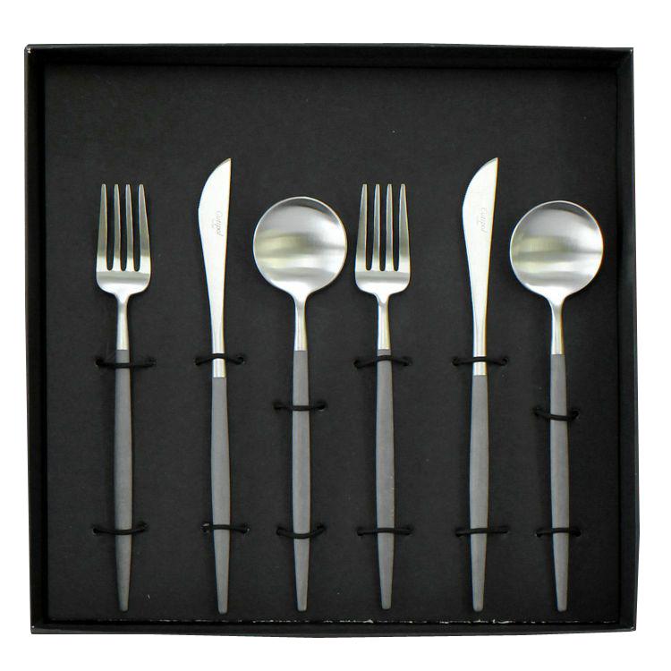 Cutipol（クチポール） ゴア グレー デザート6点セット ギフトボックス