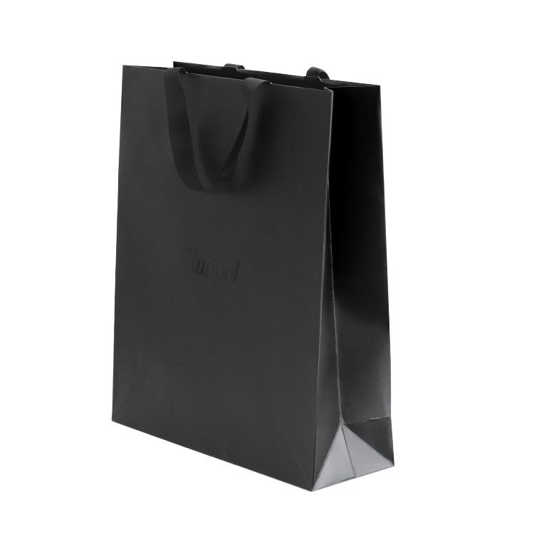 クチポール 紙袋（黒ロゴ） ※同ブランドの商品購入時のみお買い求めいただけます 贈り物 ギフト お祝い ペーパーバッグ ショッパー  クチポール Cutipol｜syokkibiyori｜03