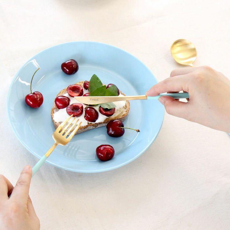 Cutipol クチポール ゴア ターコイズマットゴールド デザート6点