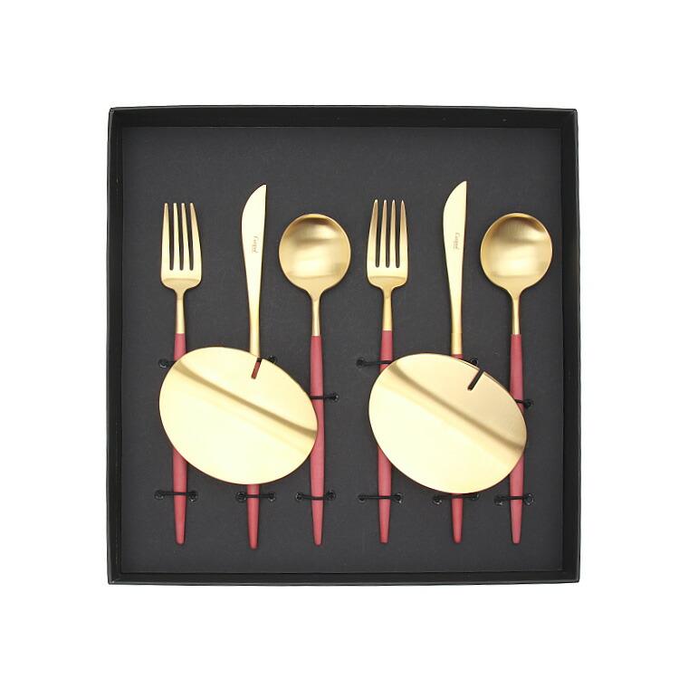 Cutipol カトラリーセット ゴールド レッド Cutipol カトラリーセット ゴールド レッド GOA Red Gold [ ゴア