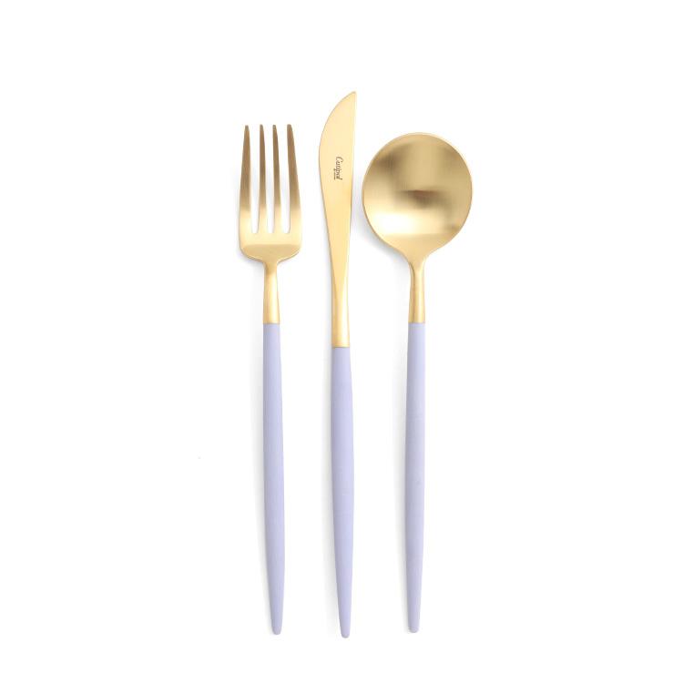 Cutipol クチポール ゴア バイオレットマットゴールド デザート3点  