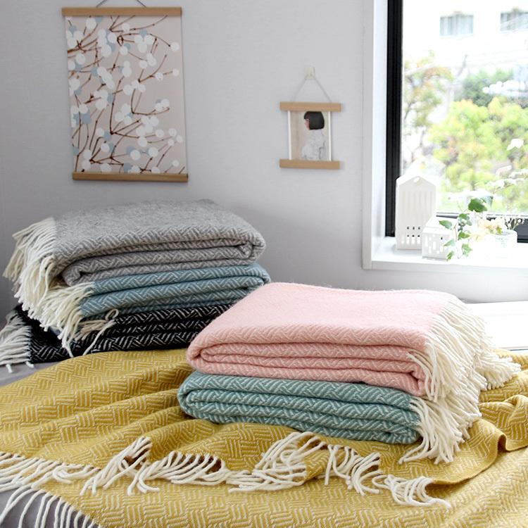 KLIPPAN（クリッパン） Samba/サンバ ウールスローケット 130×200cm