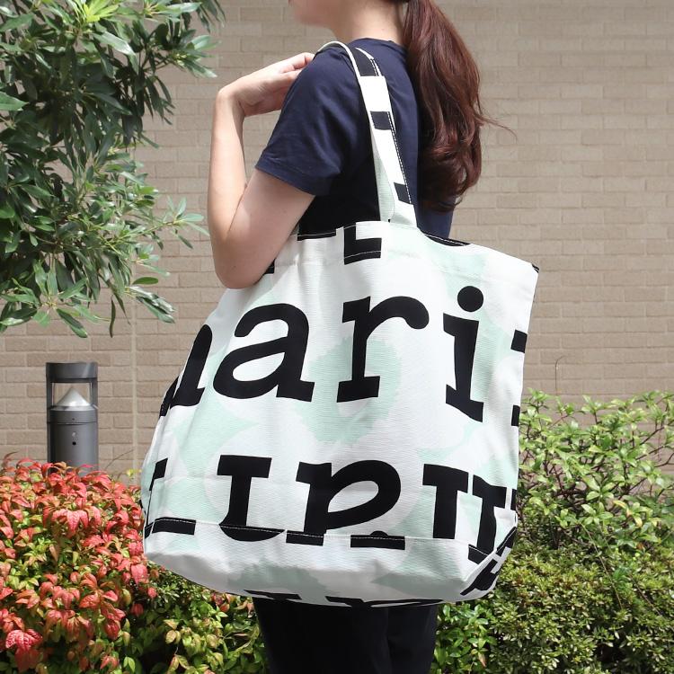 【さあ】marimekko マリメッコ　トートバッグ　アーケラロゴ　ビッグ 楽天市場】【送料無料】マリメッコ アーケラ ロゴ トートバッグ