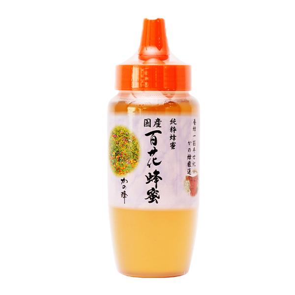 国産百花蜂蜜 とんがり容器500ｇ｜syokumian