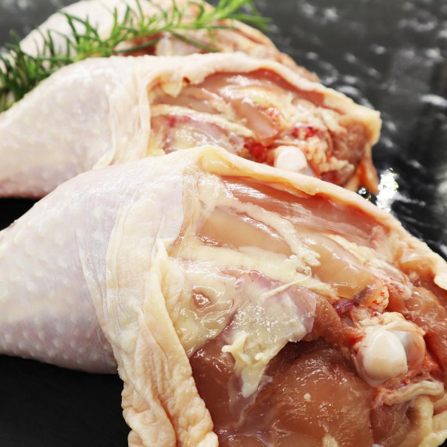 国産鶏肉 特選若鶏 骨付きモモ肉 3本(約1Kg) 冷蔵品 業務用｜syokuniku｜02