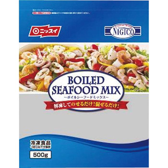 大人気!冷凍食品 業務用 ボイル たこ パスタ えび 108358 サラダ 500g シーフードミックス(生食用) いか その他魚介類、海鮮類 山陰・日本海の味 焼さば 300g前後 焼きたて直送便 サバ 鯖