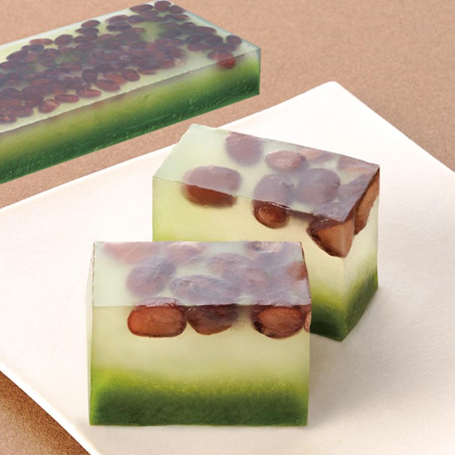 AJINOMOTO（味の素） 水菓子 小豆入り抹茶羹 380g(カットなし) 11561
