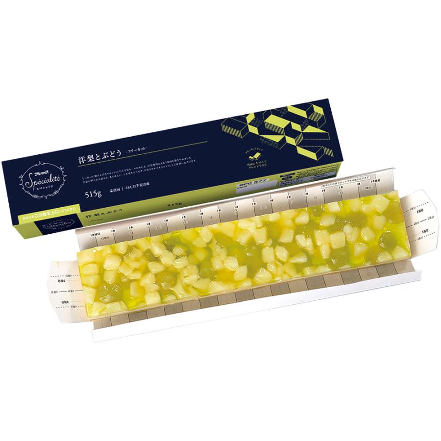 AJINOMOTO（味の素） フリーカットケーキ 洋梨とぶどう 515g(カット