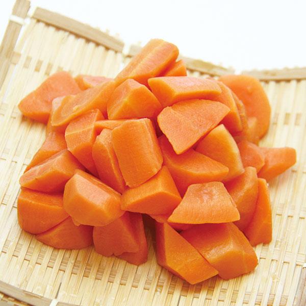 人参乱切りIQF 500g(約60-70個入) 18078 簡単 時短 にんじん カット 野菜 |  | 02