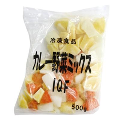 冷凍食品 業務用 カレー野菜ミックス 500g 18379 じゃがいも 玉葱 人参 ミックス野菜 カレー 野菜|syokusai-netcom|02