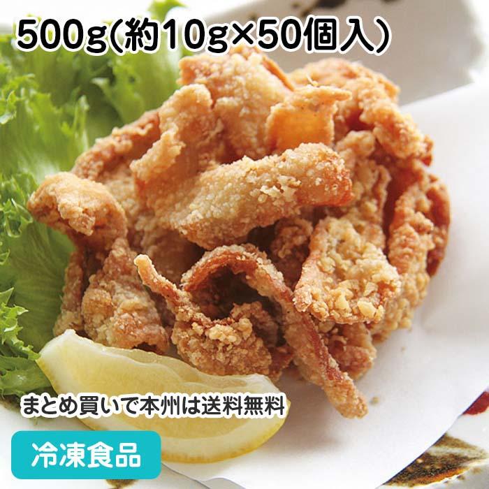 冷凍食品 業務用 鶏皮唐揚げ 500g (約50個入) 22418 鳥皮 せんべえ ビールつまみ 和食 揚物 からあげ ポイント利用 | テーブルマーク