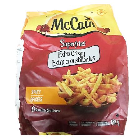 冷凍食品 業務用 スーパークリスプ スパイシー ストレートカット ポテト3/8 650g 25638 |  | 01